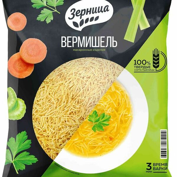 Макароны Зерница Вермишель 450г