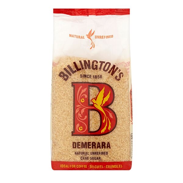 Сахарный песок Billingtons тростниковый нерафинированный Демерара 500г, Великобритания