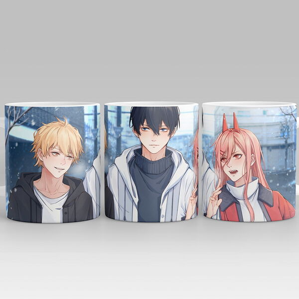 Кружка с принтом ЧБ 330мл