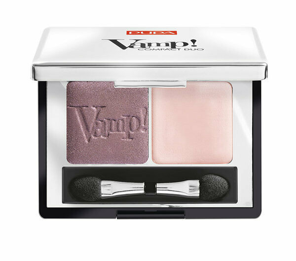 Тени компактные для век Pupa Vamp! двойные, 2,2 г тон 003 Soft Mauve