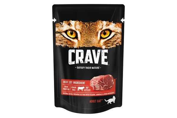 Корм для взрослых кошек Crave Говядина консервированный