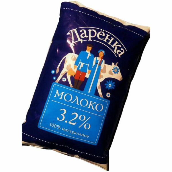 Молоко Даренка пастеризованное, 3.2%