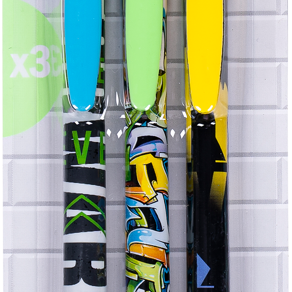 Набор ручек Graffity синих шариковых 0.7мм