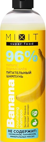 Шампунь MiXiT Super food Питательный банан 400мл