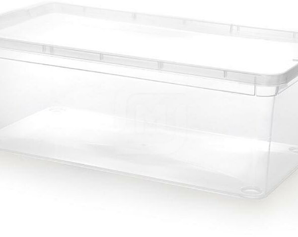 Короб прозрачный Полимербыт с крышкой 5