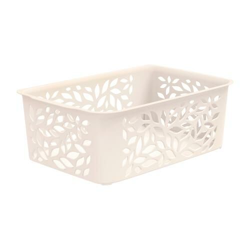 Корзинка для хранения Полимербыт молочная 6 л 31х22.5х11.5 см