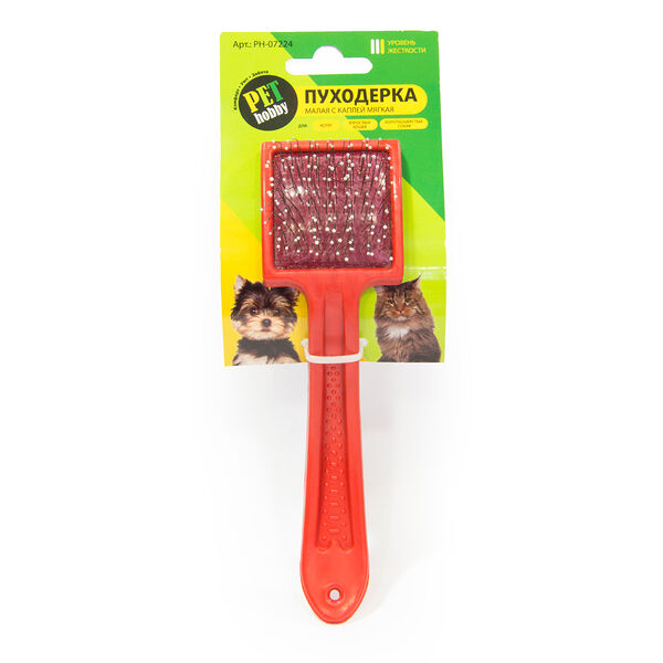 Пуходерка пластмассовая малая с каплей