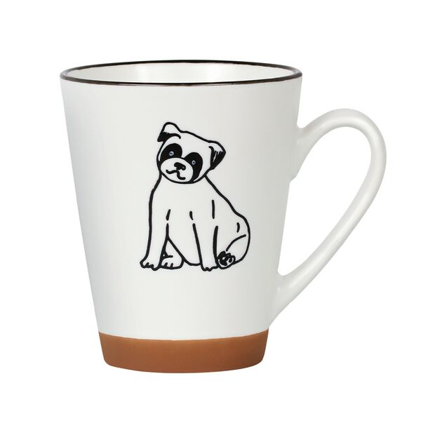 Кружка Esprado Animal с собакой, 360 мл, фарфор