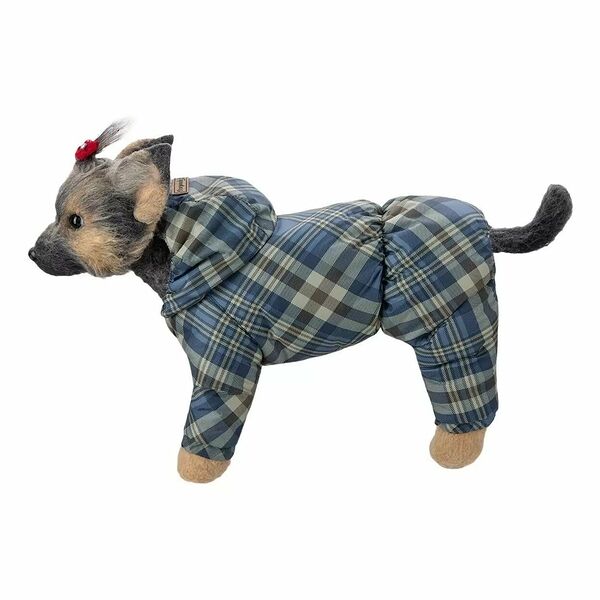 Комбинезон для собак DOGMODA Бари девочка, красный, спина 37см