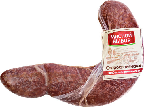 

Колбаса Мясной выбор Старославянская с/к в/у, вес