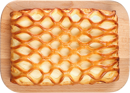 

Пирог с творожной начинкой, 350 г