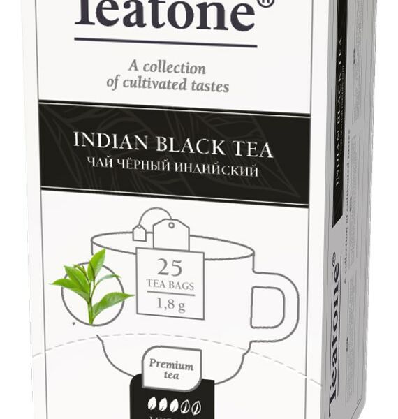 Чай черный Teatone индийский в пакетиках 1.8 г x 25 шт