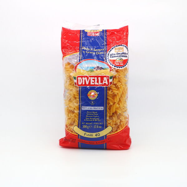Макаронные изделия DIVELLA №40 Спиральки грА из твер сортов пшен 500 г