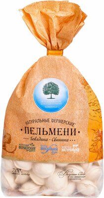 Пельмени Добринское фермерское хозяйство Фермерские натуральные замороженные говядина свинина 700 г