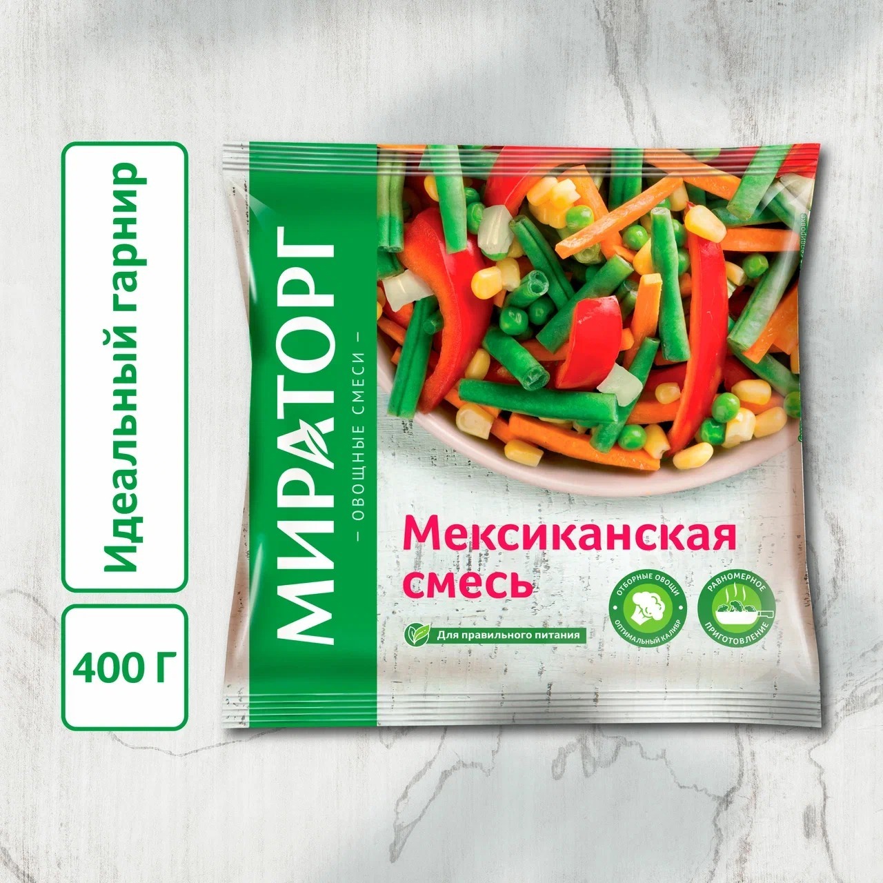 

Овощная смесь Мираторг Мексиканская замороженная 400 г