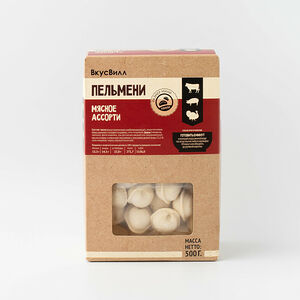 Пельмени мини мясное ассорти (Продукт замороженный)