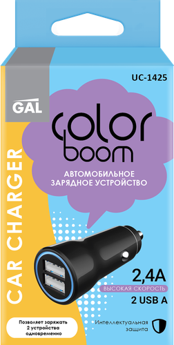 

Устройство зарядное GAL 2USB 2.4A