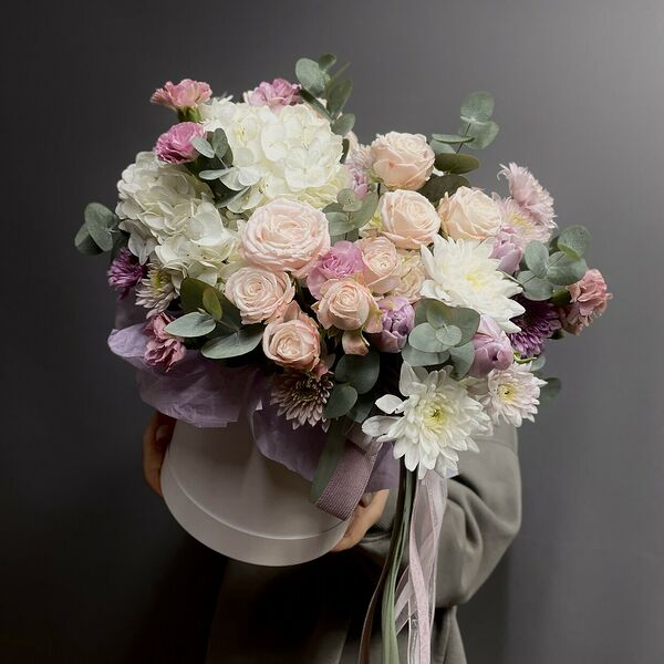 Коробка с цветами