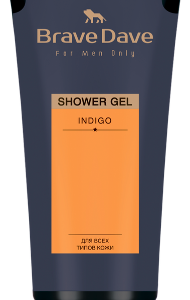 Гель для душа мужской BRAVE DAVE Indigo