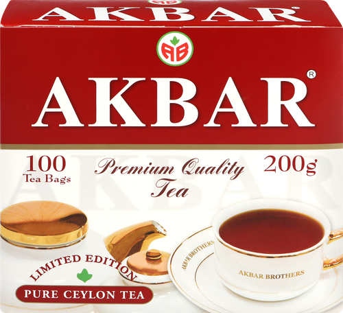 

Чай черный Akbar 100 Years Limited Edition в пакетиках 100 шт. x 2 г