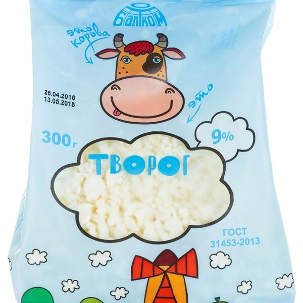 Творог Балтком 9%