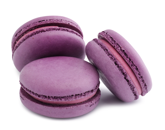 Пирожное Эльмаркет Макаронс Черная Смородина 75г