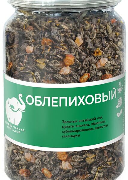 Чай зеленый Первая чайная компания Облепиховый 120г