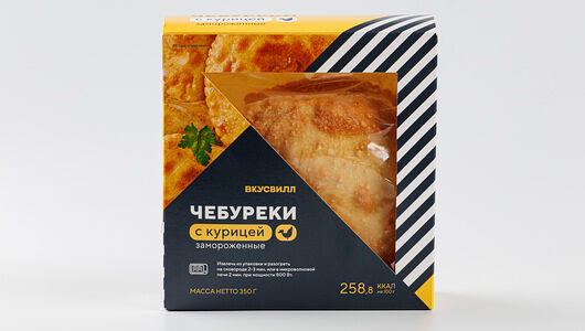 Чебуреки с курицей, заморозка Продукт замороженный