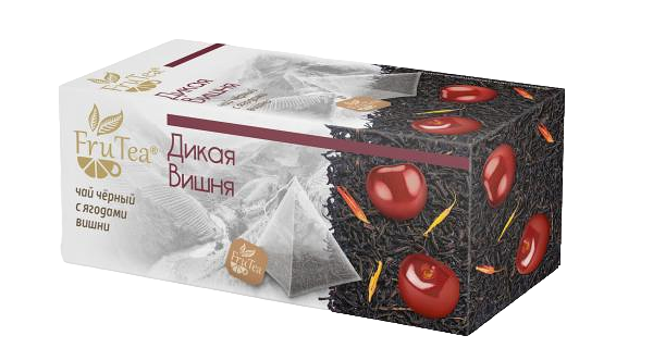 Чай черный FruTea Дикая вишня, 20х2 г