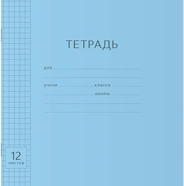 Набор тетрадей ErichKrause Классика Visio голубая клетка 12л 10шт