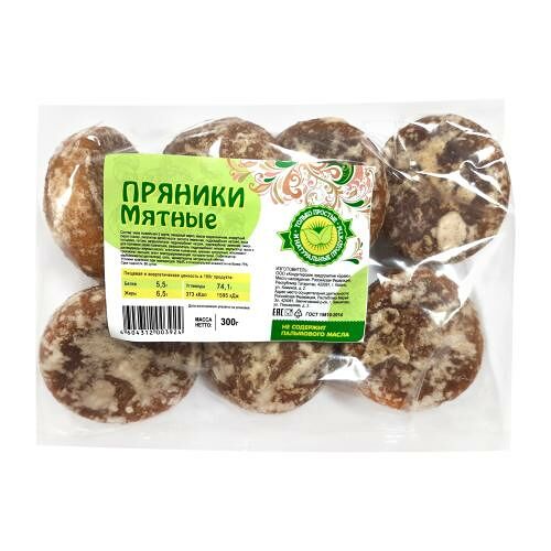 Пряники Браво Мятные 300 г