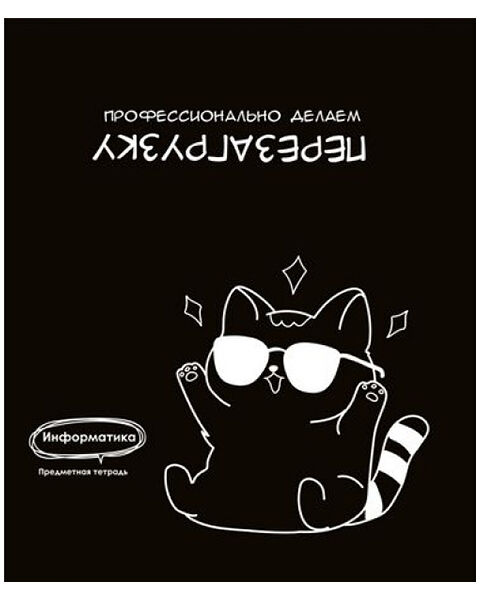 Тетрадь PROF-PRESS Информатика. Подслушано, 48 листов, в клетку, Арт. Т48-1459