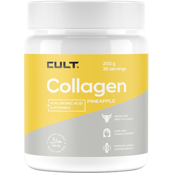 Cult Collagen + Hyaluronic Acid + Vitamin C ананас 200 г 