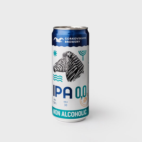 Пиво безалкогольное IPA, 330мл
