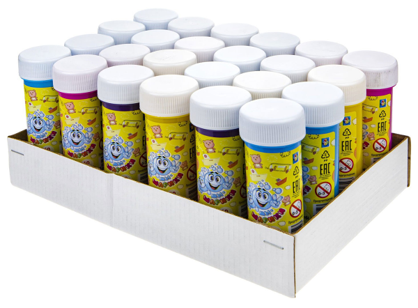 Мыльные пузыри 1TOY Мы-шарики, 60 мл, 1 шт., в ассортименте