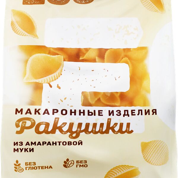 Макароны безглютеновые Лента Eco ракушки из кукурузной муки 