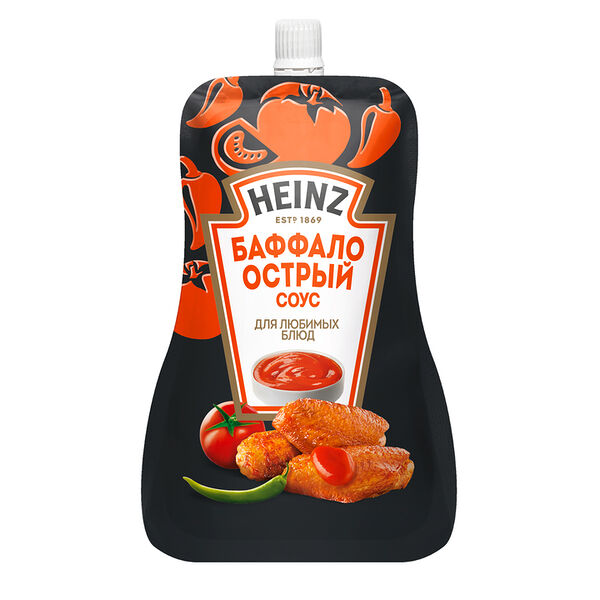 Соус томатный Heinz Баффало острый, 200г