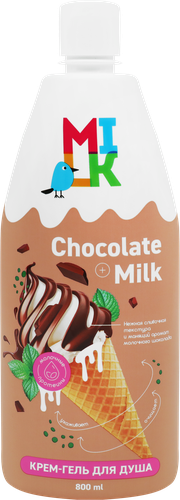

Крем-гель для душа MILK Молоко и шоколад, 800 мл