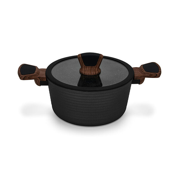 Кастрюля с антипригарным покрытием 20 см / 2,6 л индукция Diamond