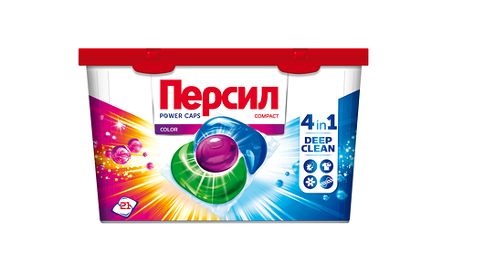 Капсулы для стирки Persil Power Caps 4в1 Color 21 шт