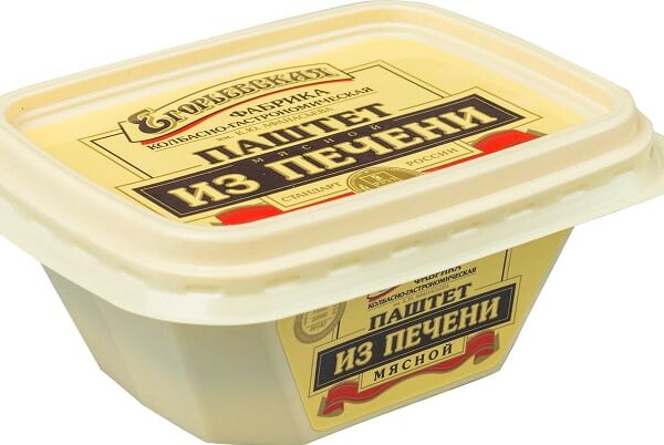 Паштет Егорьевская КГФ Мясной из печени 150 г