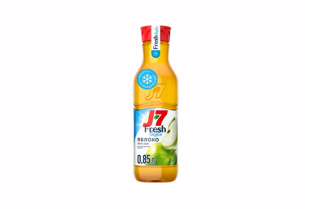 

Сок J7 Fresh Taste яблочный осветленный охлажденный 0.85 л