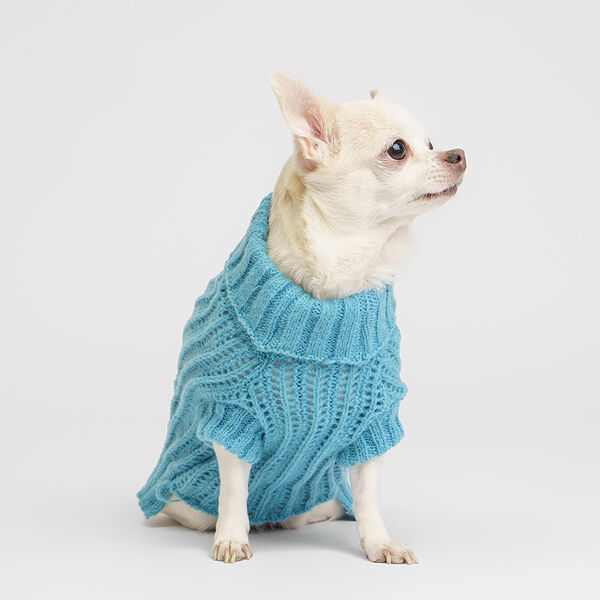 Rurri Свитер для собак голубой S