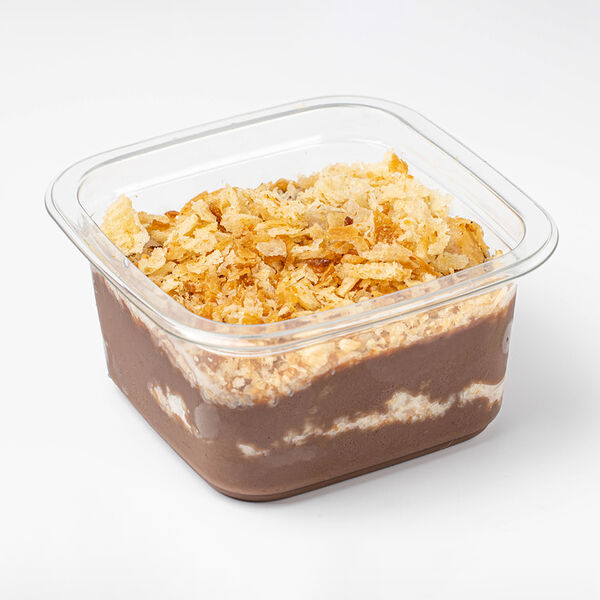 Десерт Наполеон с шоколадным кремом, постный