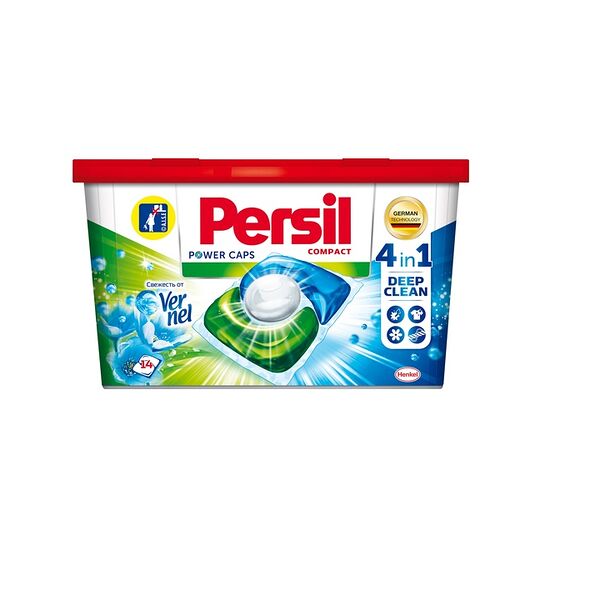 Капсулы для стирки Power Caps свежесть от Vernel, 14 шт ТМ Persil 210 г