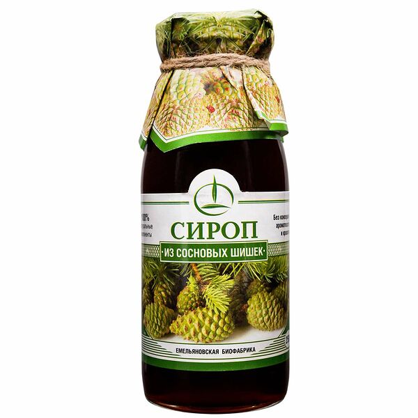 Сироп из сосновой шишки емельяновская биофабрика 250 г