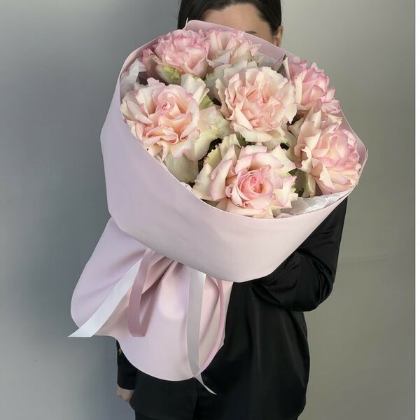 7 французских роз в фоамиране