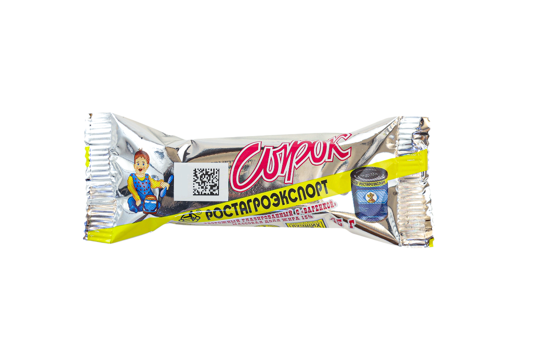 

Сырок творожный глазированный Ростагроэкспорт с варёной сгущёнкой 15% 45 г