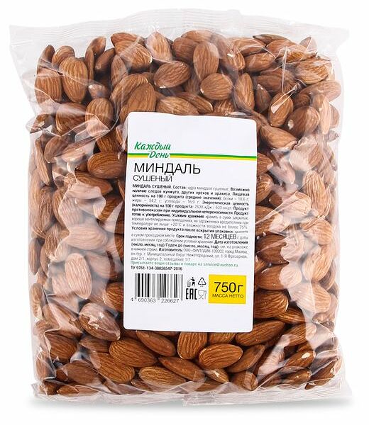 Миндаль Каждый день сушеный