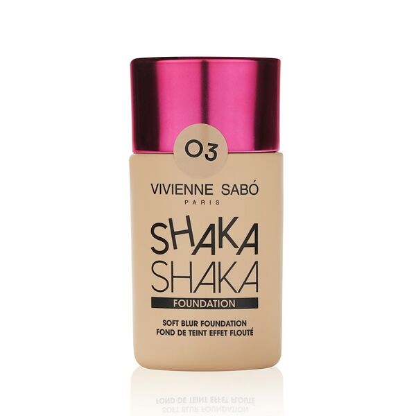 Тональный крем - флюид для лица Vivienne Sabo Shaka Shaka с натуральным эффектом 03 Золотисто-бежевый 25мл